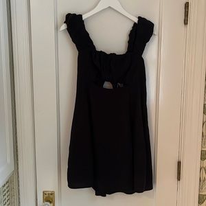 black Free People mini dress